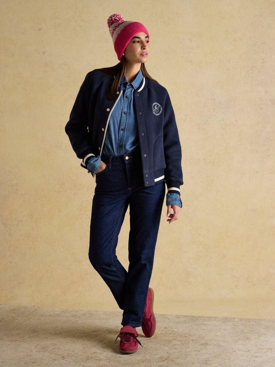 Kara Pink Fair Isle Bobble Beanie Hat - RUTHERFORD & Co