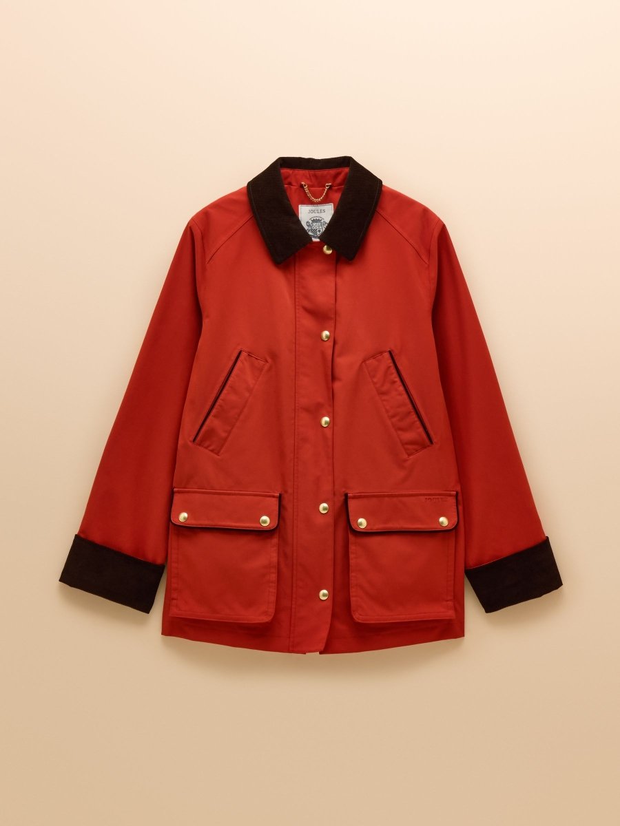 Katherine Burnt Orange Waterproof Heritage Coat - RUTHERFORD & Co