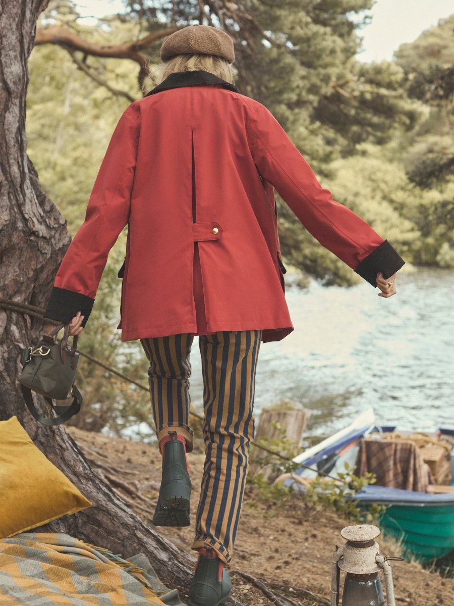 Katherine Burnt Orange Waterproof Heritage Coat - RUTHERFORD & Co
