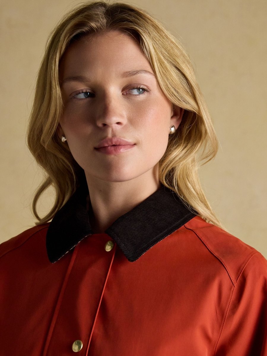 Katherine Burnt Orange Waterproof Heritage Coat - RUTHERFORD & Co