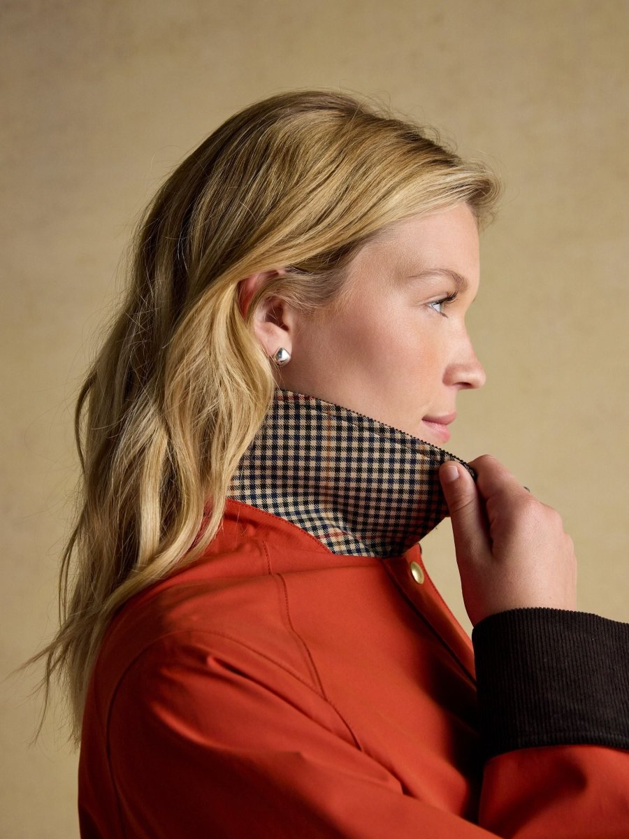 Katherine Burnt Orange Waterproof Heritage Coat - RUTHERFORD & Co