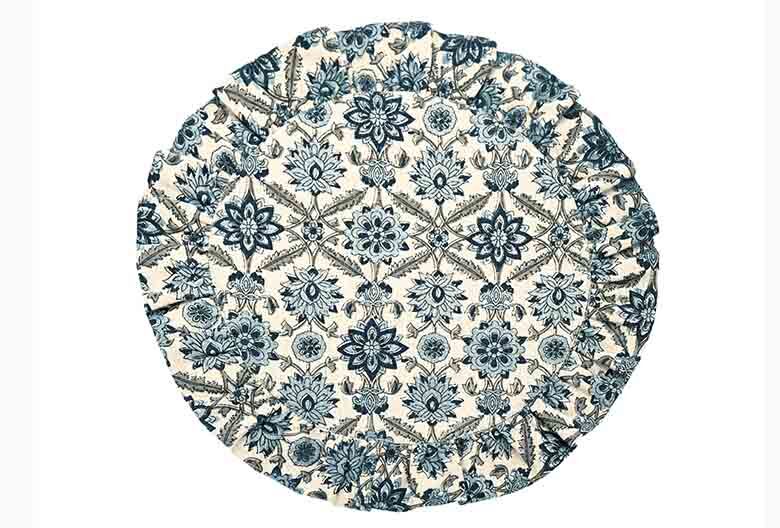 Kelmscott ruffle edge placemat - RUTHERFORD & Co