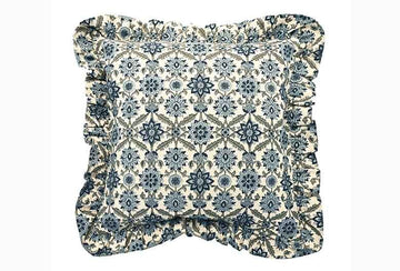 Kelmscott ruffle square cushion - RUTHERFORD & Co