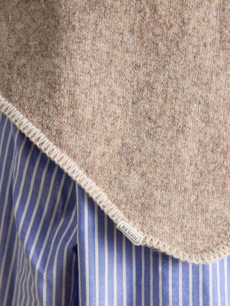 Kendra Oatmeal Triangle Scarf - RUTHERFORD & Co