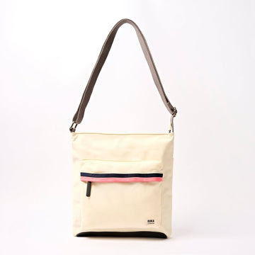 Kennington Crossbody Bag in Wax Paper Stripe - RUTHERFORD & Co