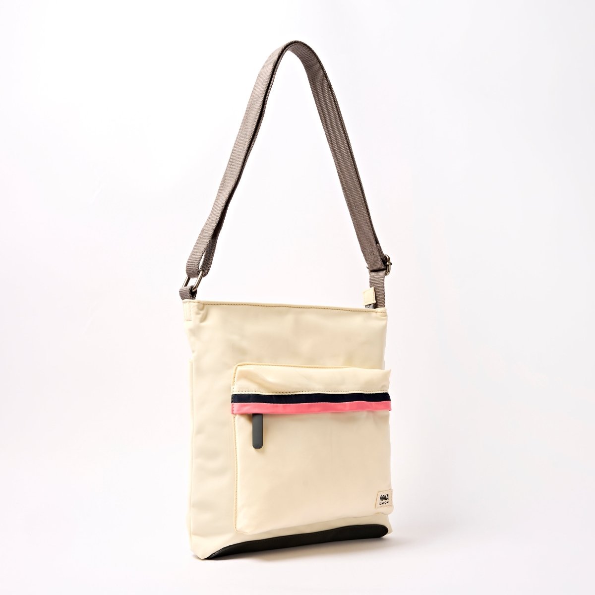 Kennington Crossbody Bag in Wax Paper Stripe - RUTHERFORD & Co
