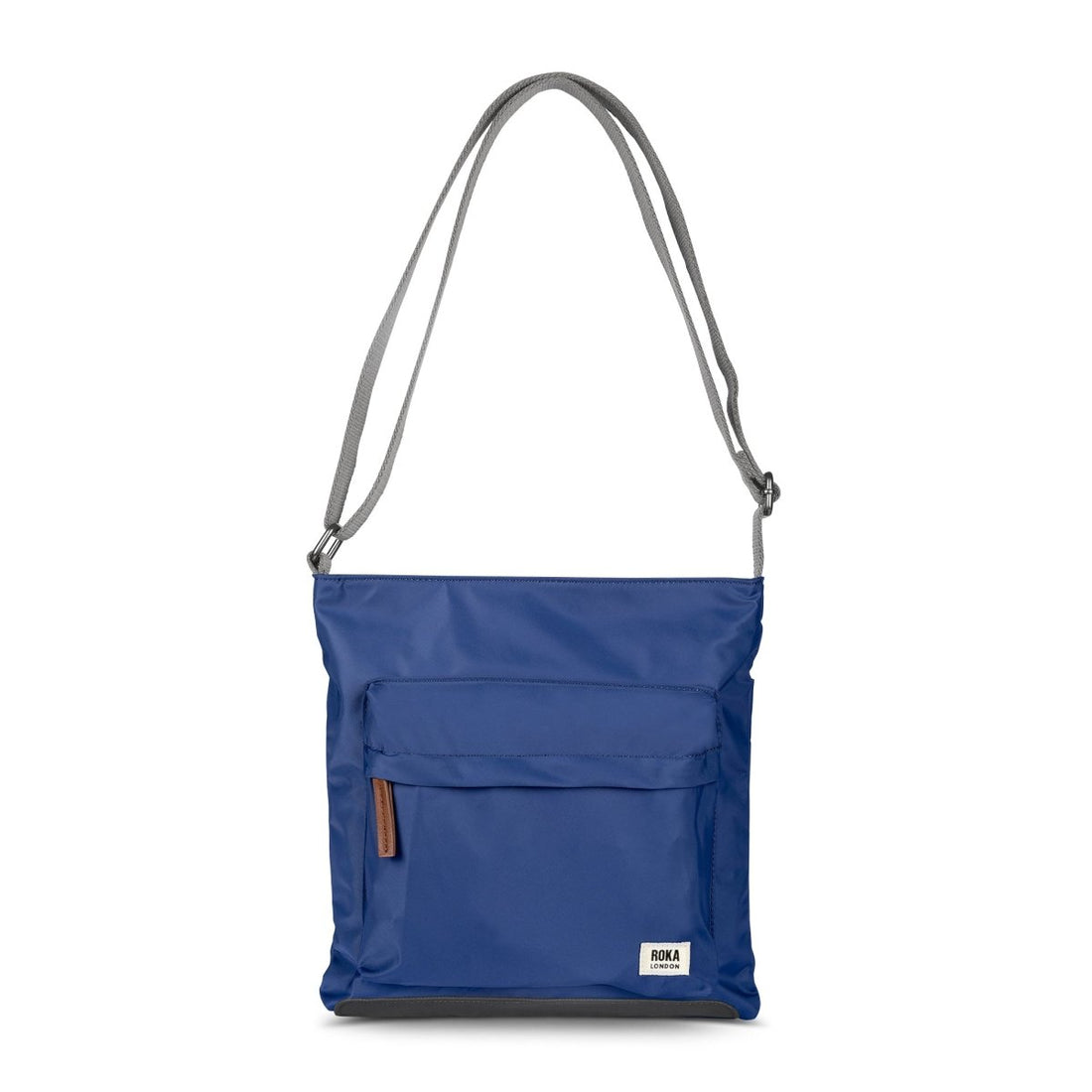 Kennington Crossbody Bag Medium Recycled Nylon - Burnt Blue - RUTHERFORD & Co