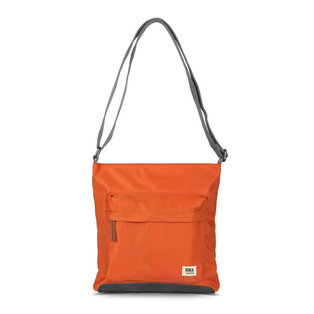 Kennington Crossbody Bag Medium Recycled Nylon - Burnt Orange - RUTHERFORD & Co