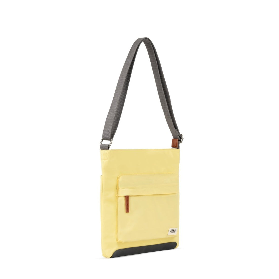 Kennington Crossbody Bag Medium Recycled Nylon - Citron - RUTHERFORD & Co
