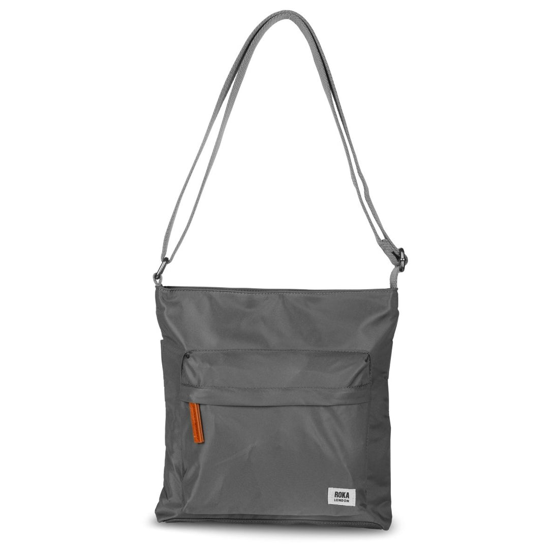 Kennington Crossbody Bag Medium Recycled Nylon - Graphite - RUTHERFORD & Co