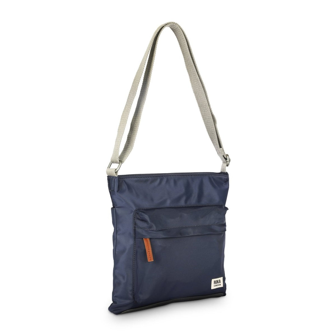 Kennington Crossbody Bag Medium Recycled Nylon - Midnight - RUTHERFORD & Co