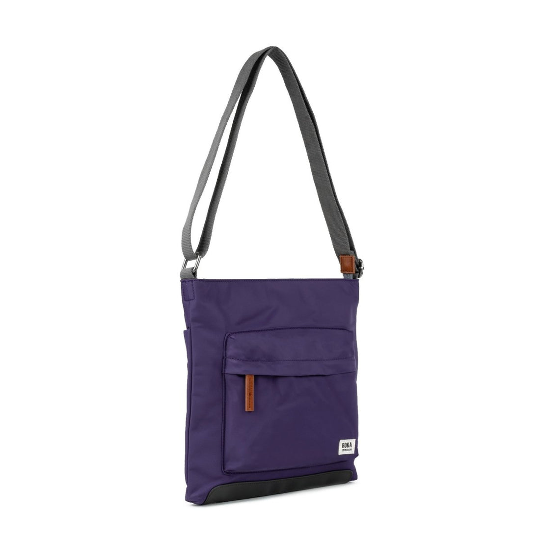 Kennington Crossbody Bag Medium Recycled Nylon - Mulberry - RUTHERFORD & Co