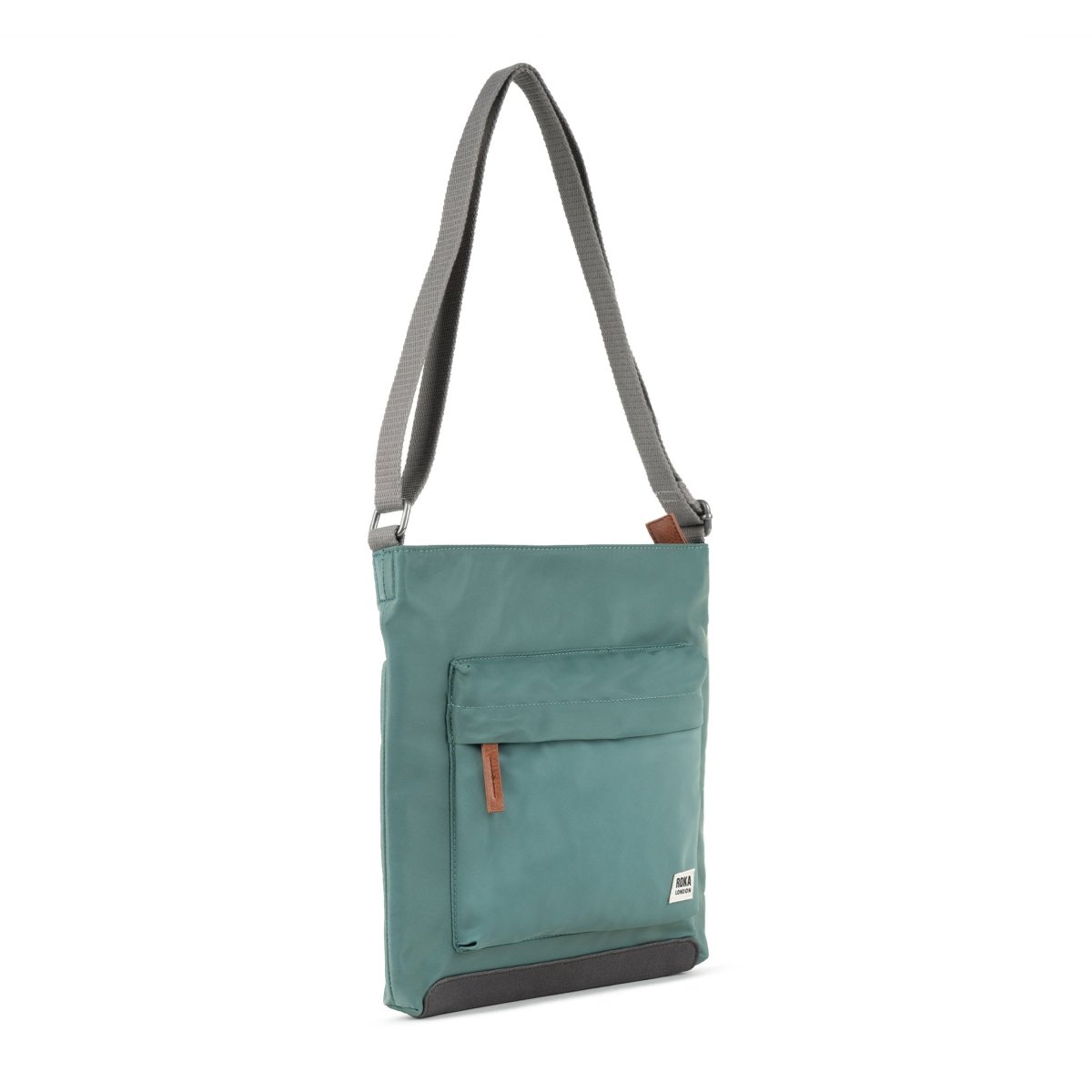 Kennington Crossbody Bag Medium Recycled Nylon - Sage - RUTHERFORD & Co
