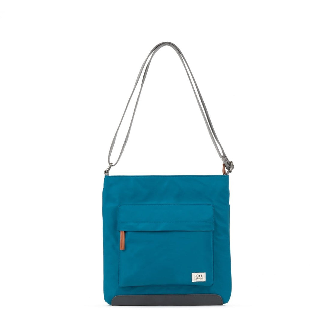Kennington Crossbody Bag Medium Recycled Nylon - Sapphire - RUTHERFORD & Co