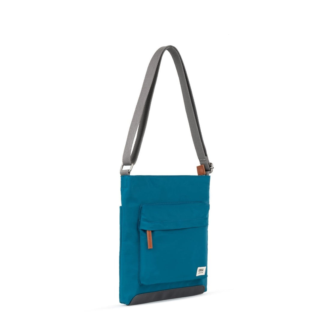 Kennington Crossbody Bag Medium Recycled Nylon - Sapphire - RUTHERFORD & Co