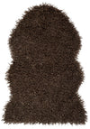Wooly rug - Brown