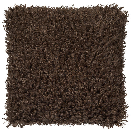 Wooly Cushion - Brown