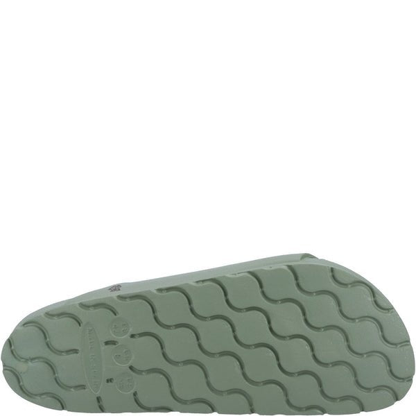 Khaki Lenny Mule Sandals - RUTHERFORD & Co