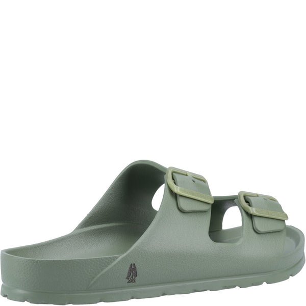 Khaki Lenny Mule Sandals - RUTHERFORD & Co