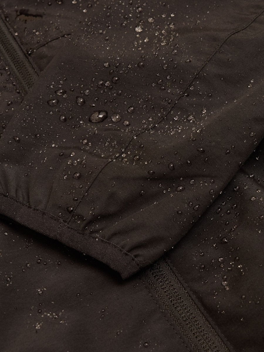 Kids' Ayston Black Waterproof Fleece Lined Raincaot - RUTHERFORD & Co