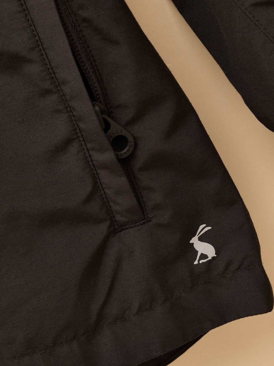 Kids' Ayston Black Waterproof Fleece Lined Raincaot - RUTHERFORD & Co
