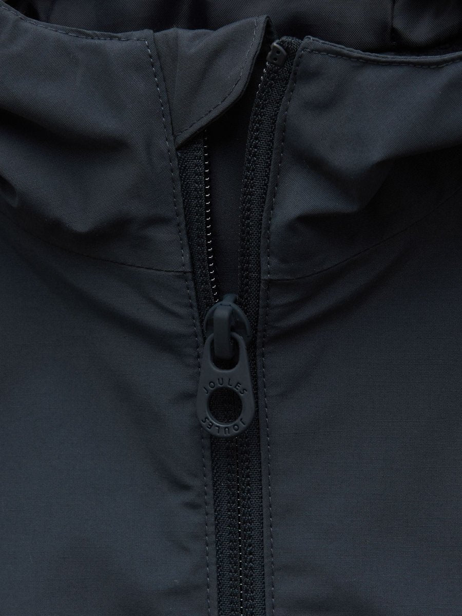 Kids' Ayston Navy Waterproof Fleece Lined Raincoat - RUTHERFORD & Co