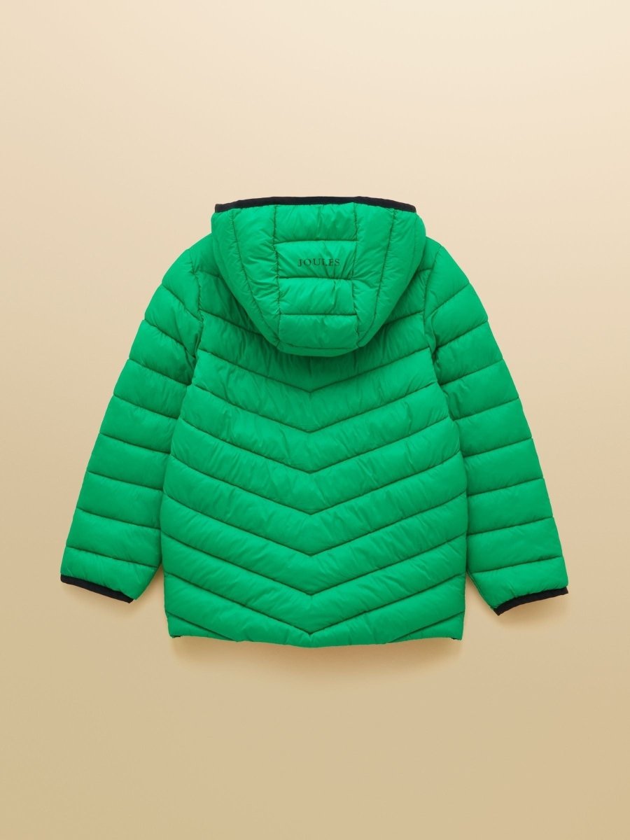 Kids' Cairn Bright Green Showerproof Padded Coat - RUTHERFORD & Co