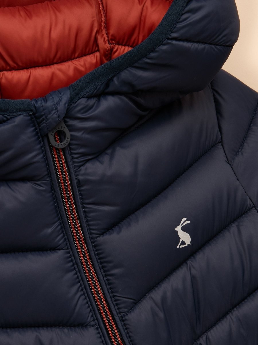 Kids' Cairn Navy Showerproof Padded Coat - RUTHERFORD & Co