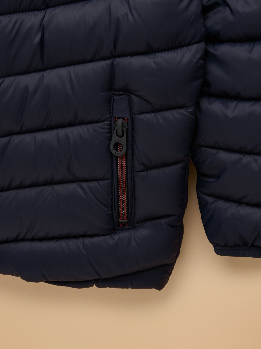Kids' Cairn Navy Showerproof Padded Coat - RUTHERFORD & Co