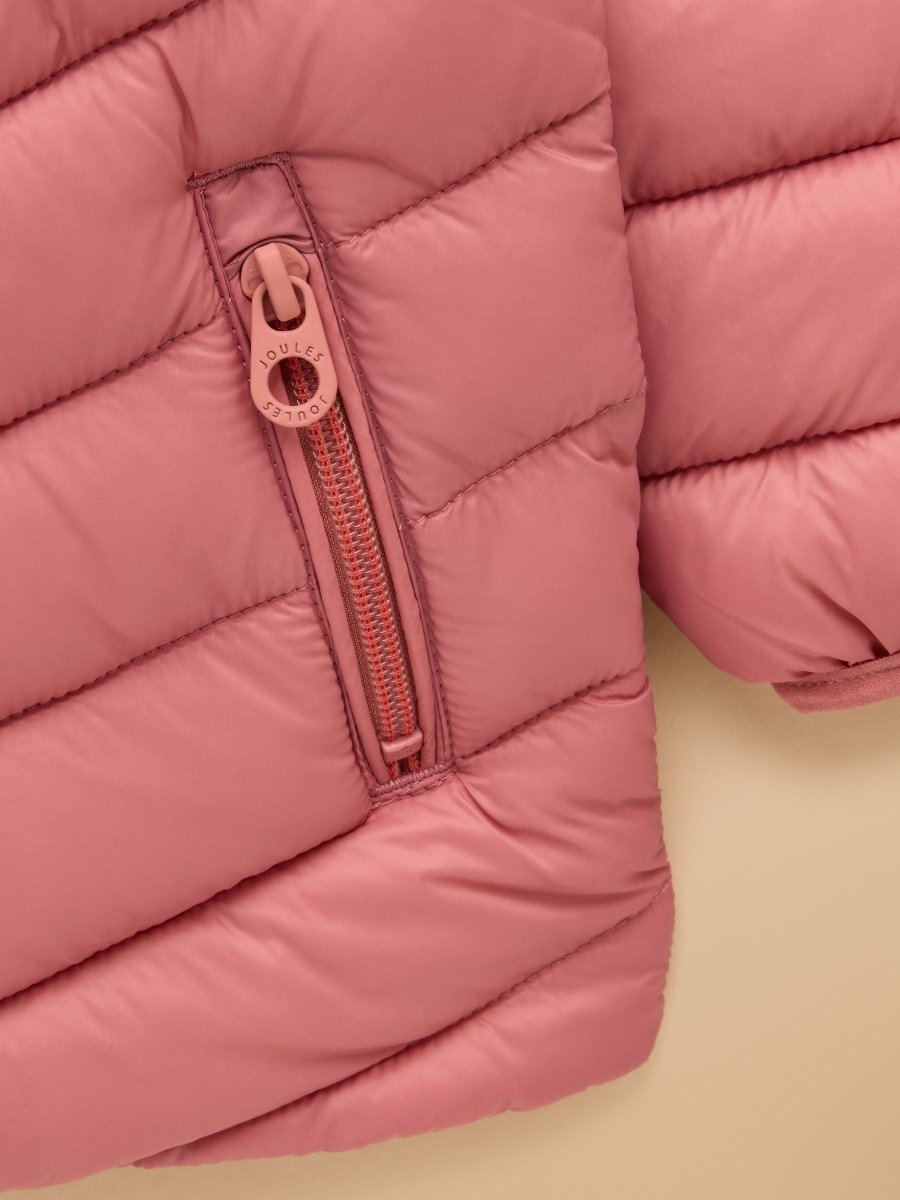 Kids' Cairn Pink Showerproof Padded Coat with Hood - RUTHERFORD & Co