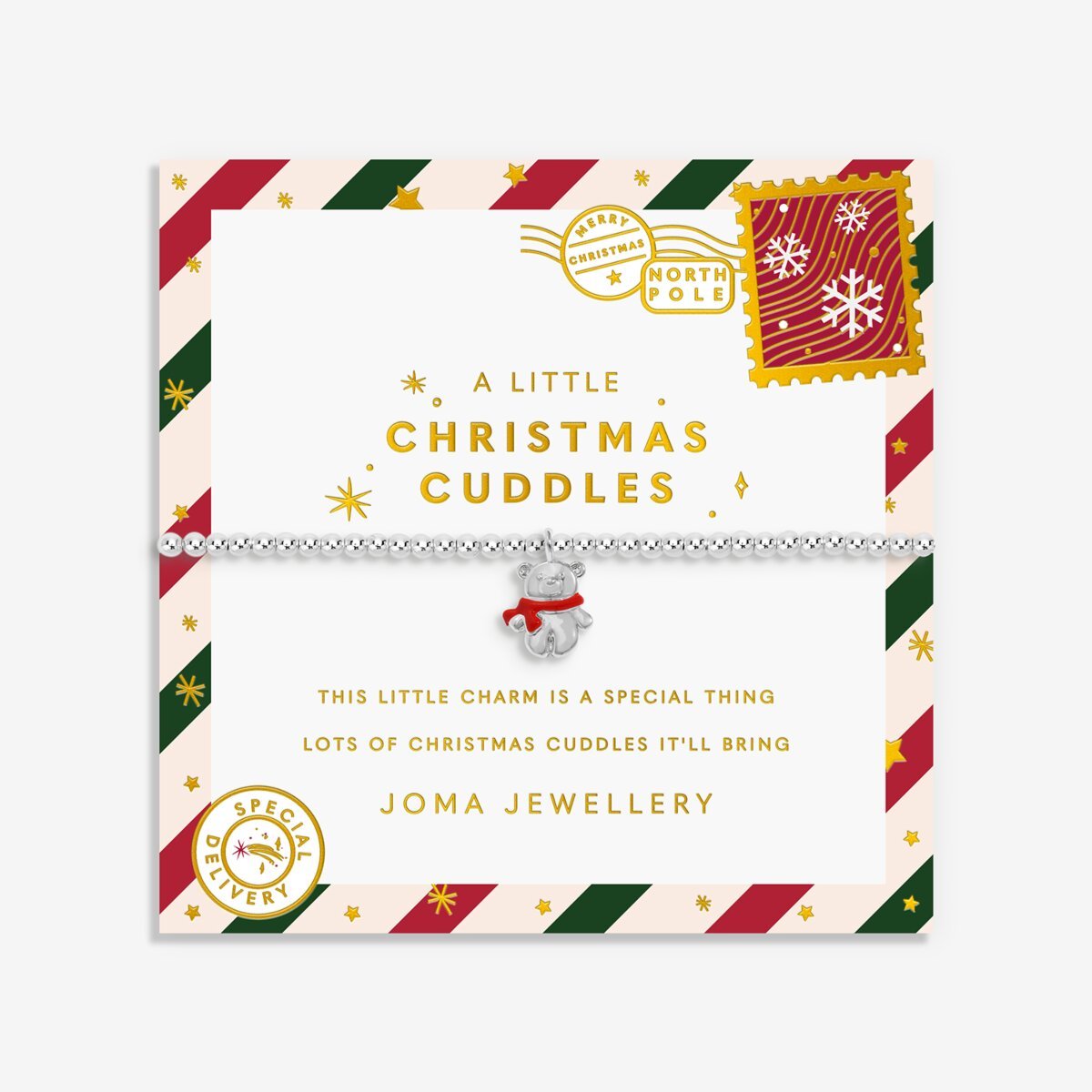 Kids' Christmas A Little 'Christmas Cuddles' Bracelet - RUTHERFORD & Co