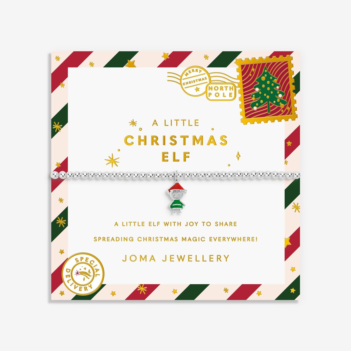 Kids' Christmas A Little 'Christmas Elf' Bracelet - RUTHERFORD & Co
