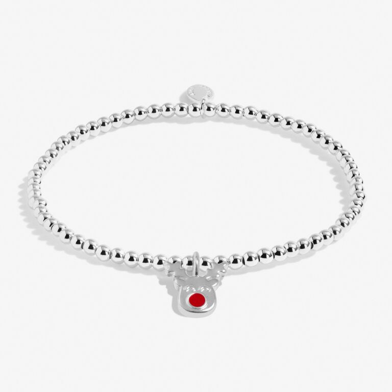 Kids' Christmas A Little 'Rudolph The Reindeer' Bracelet In Silver Plating - RUTHERFORD & Co