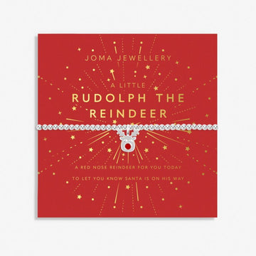Kids' Christmas A Little 'Rudolph The Reindeer' Bracelet In Silver Plating - RUTHERFORD & Co
