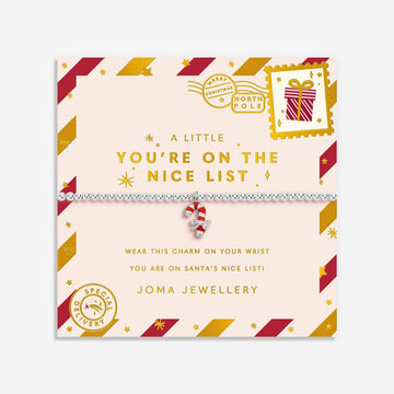Kids' Christmas A Little 'You're on the Nice List' Bracelet - RUTHERFORD & Co