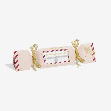Kids' Christmas Cracker 'Christmas Wishes' Bracelet in Silver Plating - RUTHERFORD & Co