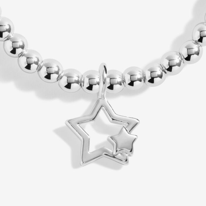 Kids' Christmas Cracker 'Christmas Wishes' Bracelet in Silver Plating - RUTHERFORD & Co