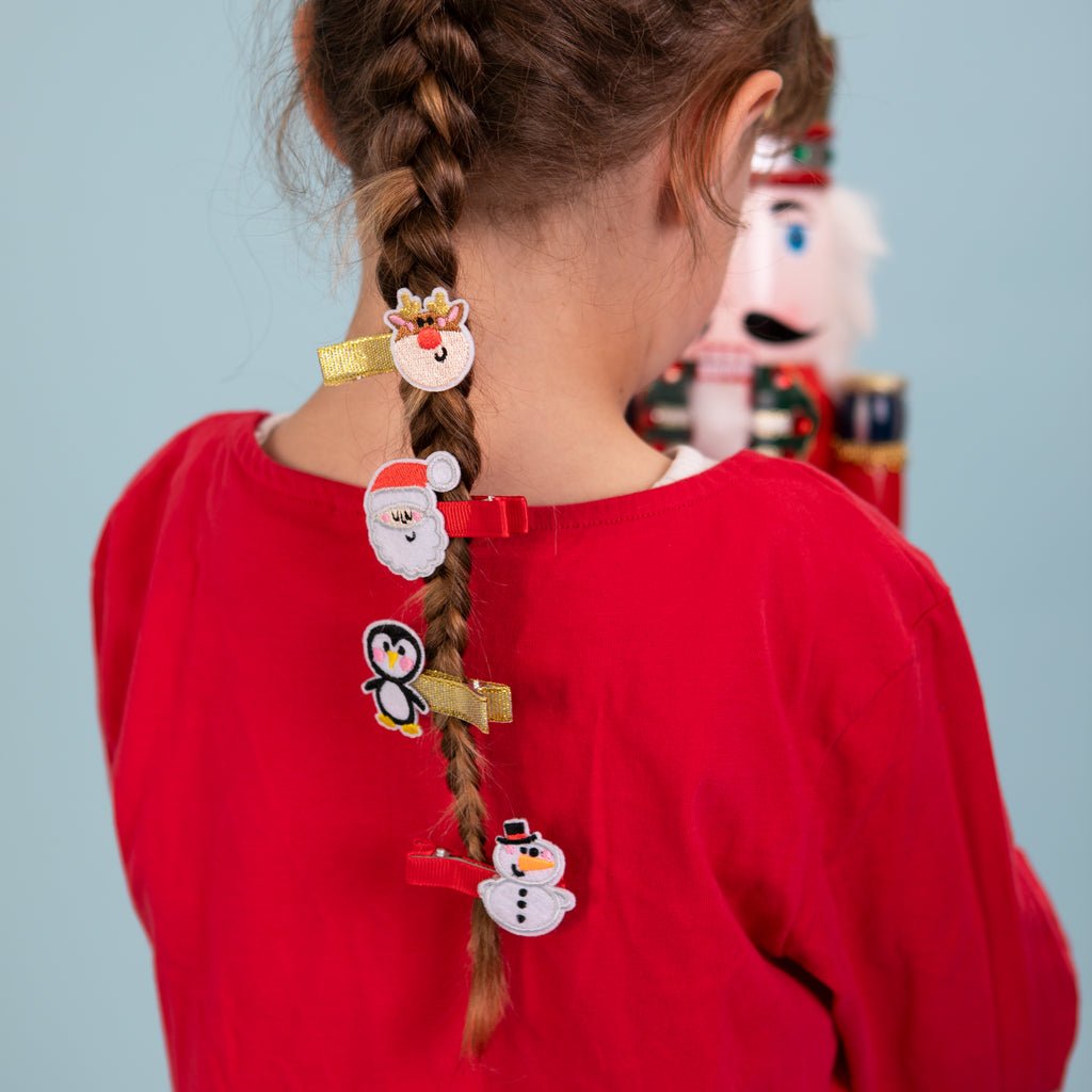 Kid's Christmas Hair Clips - RUTHERFORD & Co