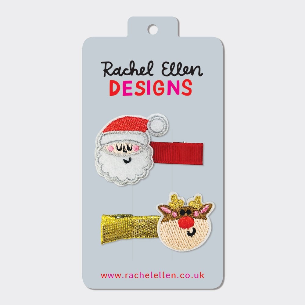 Kid's Christmas Hair Clips - RUTHERFORD & Co