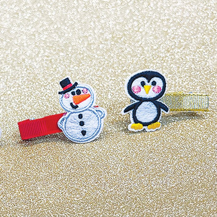 Kid's Christmas Hair Clips - RUTHERFORD & Co