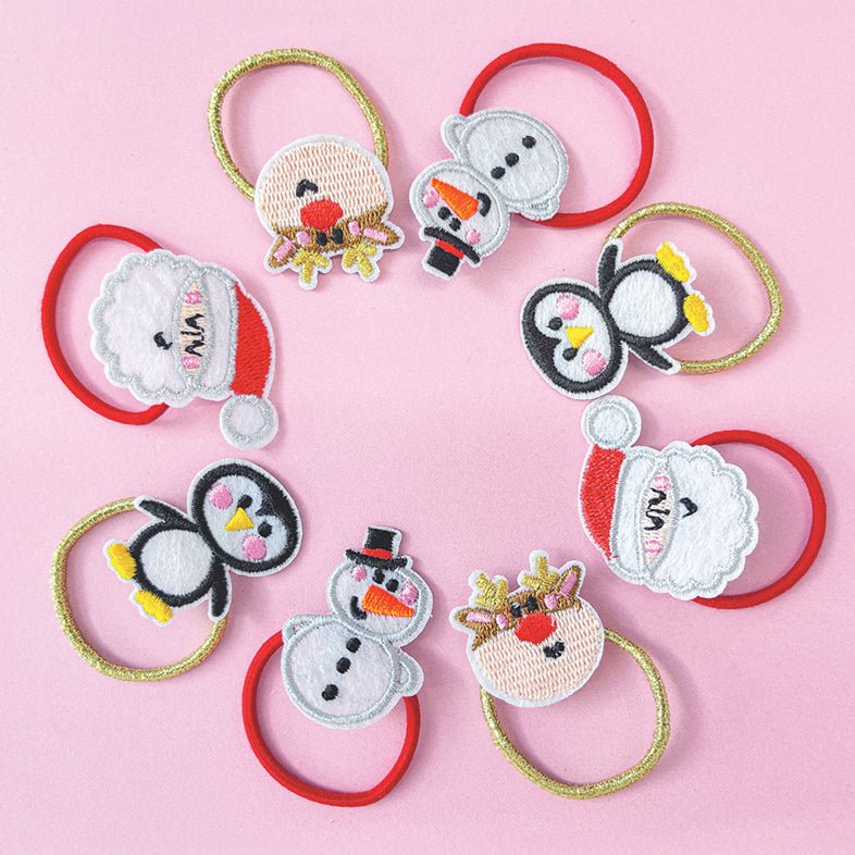 Kid's Christmas Hair Elastics - RUTHERFORD & Co