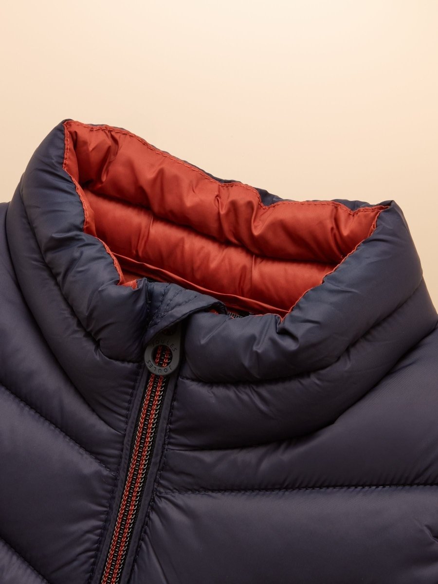 Kids' Crofton Gilet Navy Blue Showerproof Padded Gilet - RUTHERFORD & Co