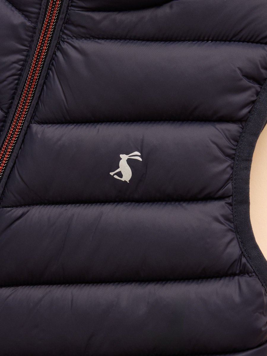 Kids' Crofton Gilet Navy Blue Showerproof Padded Gilet - RUTHERFORD & Co