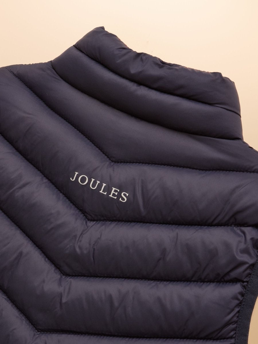 Kids' Crofton Gilet Navy Blue Showerproof Padded Gilet - RUTHERFORD & Co