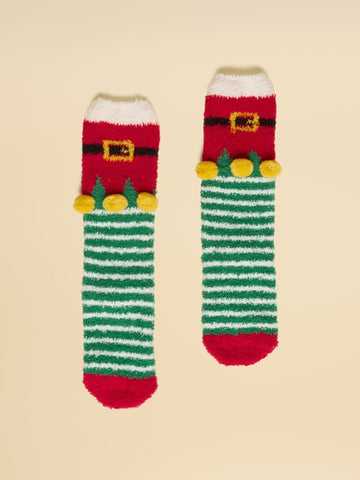 Kids' Fluffy Elf Character Socks - RUTHERFORD & Co