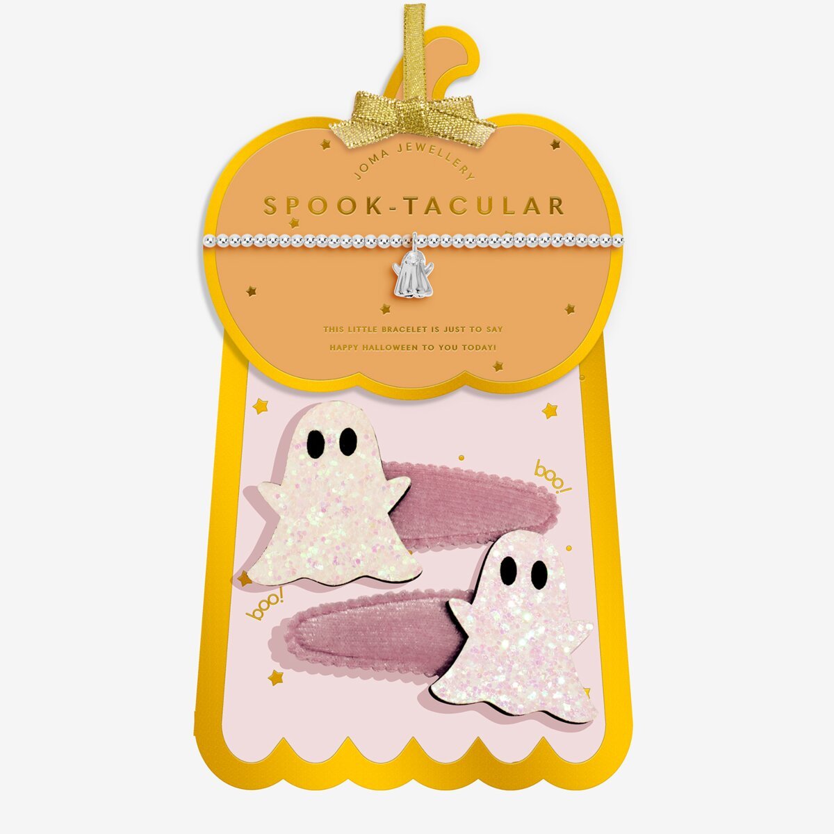 Kids' Halloween 'Spook-Tacular' Bracelet and Hair Clip Gift Set - RUTHERFORD & Co