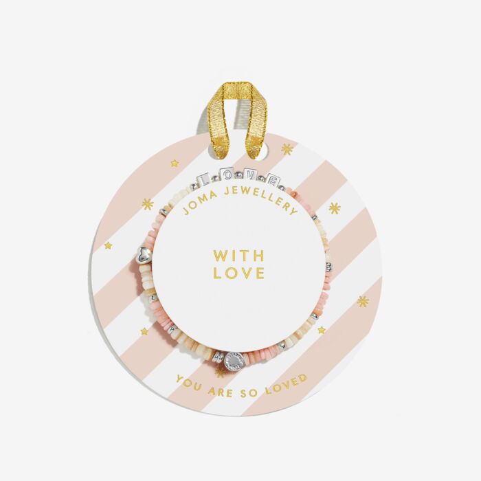 Kids' Happy Little Moments 'With Love' Bracelet in Silver Plating - RUTHERFORD & Co