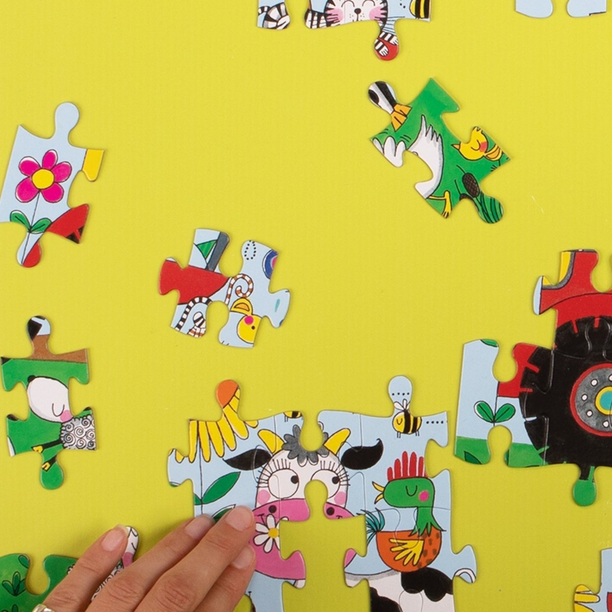 Kids Jigsaw Puzzle - On The Farm - 80 Pieces - RUTHERFORD & Co