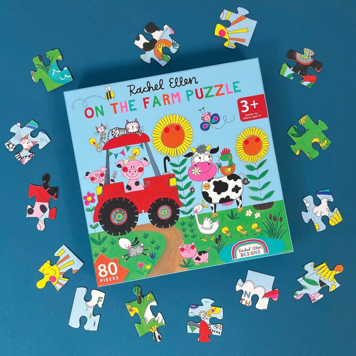 Kids Jigsaw Puzzle - On The Farm - 80 Pieces - RUTHERFORD & Co