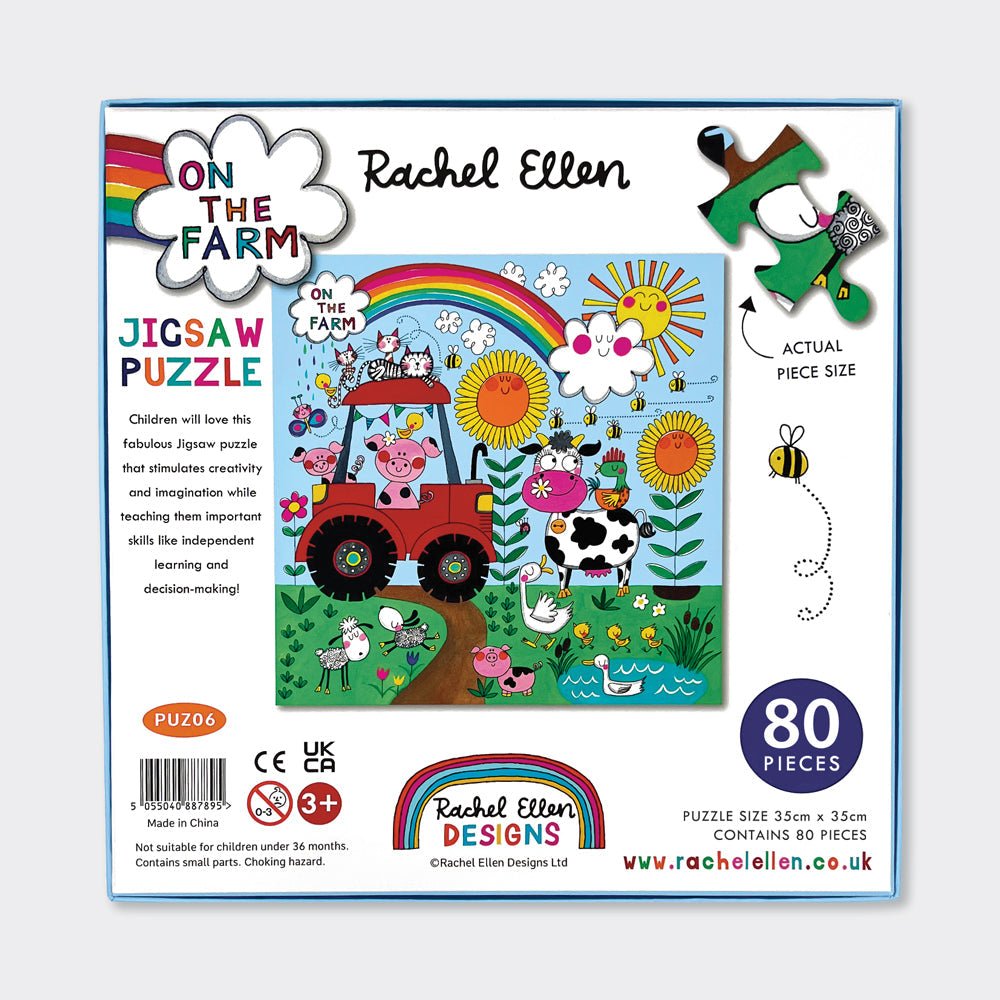 Kids Jigsaw Puzzle - On The Farm - 80 Pieces - RUTHERFORD & Co